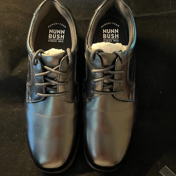 Nunn Bush Wade Work Plain Toe Oxfords NIB 12 W (EE) main image 6